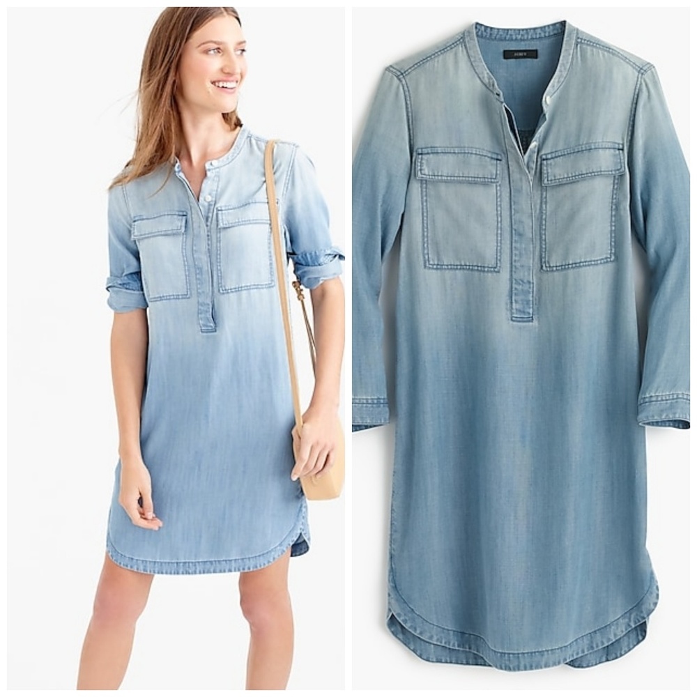 J. Crew Chambray Tunic Dress